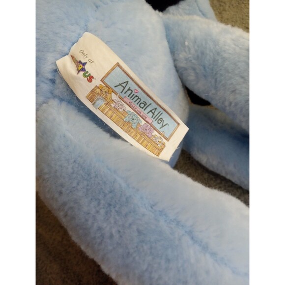Vintage Animal Alley Plush Light Blue Black Tabby Cat Kitten 12” 2000 AT - Picture 4 of 5